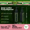 imageCollectibles Wicked SoapLotionHand Sanitizer Resin Pump Dispenser 1001 Ounces Officially Licensed Product by FrancoBlack  Green  Wicked Soap Pump Dispenser