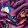 imageFranco Collectibles Wicked Elphaba Bedding Super Soft Cozy Throw 46 in x 60 in Officially Licensed ProductCoraline  Button Eyes