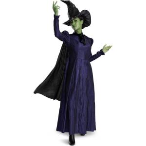 imageDisguise Womens Wicked Elphaba Costume Deluxe Official Wicked Elphaba Costume Cape and Hat for WomenWicked
