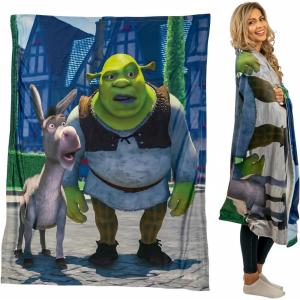 imageFranco Collectibles Wicked Elphaba Bedding Super Soft Cozy Throw 46 in x 60 in Officially Licensed ProductShrek