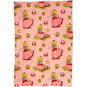 imageFranco Collectibles Wicked Elphaba Bedding Super Soft Cozy Throw 46 in x 60 in Officially Licensed ProductSuper Mario  Princess Peach