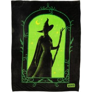 imageFranco Collectibles Wicked Elphaba Bedding Super Soft Cozy Throw 46 in x 60 in Officially Licensed ProductWicked  Born Wicked