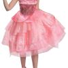 imageDisguise Womens Wicked Glinda Costume Deluxe Official Wicked Pink Glinda Dress Costume Dress for WomenWicked