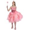 imageDisguise Womens Wicked Glinda Costume Deluxe Official Wicked Pink Glinda Dress Costume Dress for WomenWicked