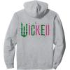 imageWicked Frame Sketched Front ampamp Back Pullover HoodieHeather Grey