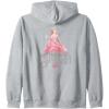 imageWicked Glinda Elegant Pose Zip HoodieHeather Grey