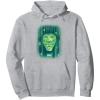 imageWicked Wizard Face Emerald City Pullover HoodieHeather Grey