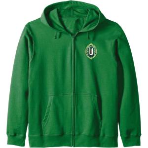 imageWicked Greetings From Emerald City Front ampamp Back Zip HoodieDark Green