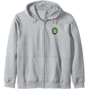 imageWicked Greetings From Emerald City Front ampamp Back Zip HoodieHeather Grey