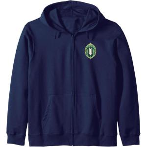imageWicked Greetings From Emerald City Front ampamp Back Zip HoodieNavy Blue