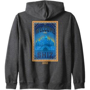 imageWicked Welcome To Shiz Zip HoodieDark Heather Grey