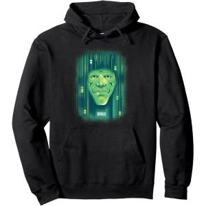 imageWicked Wizard Face Emerald City Pullover HoodieBlack