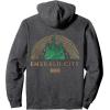 imageWicked Emerald City Front ampamp Back Pullover HoodieDark Heather Grey