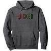 imageWicked Pink And Green Logo Pullover HoodieDark Heather Grey