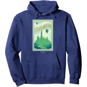 imageWicked Greetings From The Fantabulous Emerald City Pullover HoodieNavy Blue