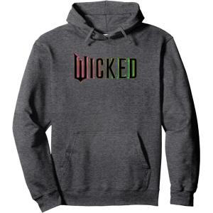imageWicked Pink And Green Logo Pullover HoodieDark Heather Grey