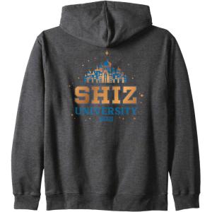 imageWicked Shiz University Zip HoodieDark Heather Grey