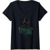 imageWomens Wicked Elphaba Defying Pose VNeck TShirtBlack