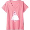 imageWomens Wicked Glinda Tonal Pose VNeck TShirtPink