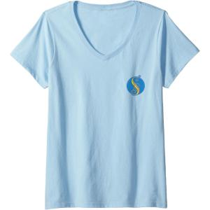 imageWomens Wicked Welcome To Shiz Front ampamp Back VNeck TShirtBaby Blue