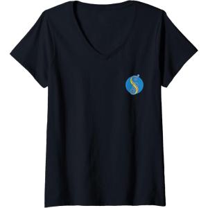 imageWomens Wicked Welcome To Shiz Front ampamp Back VNeck TShirtBlack
