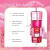 imageDragon Glassware x Barbie Vacuum Insulated Stainless Steel Tumbler with Lid and Straw  Festive Holiday Travel Coffee Tumbler Cup to Keep Drinks Hot or Cold Fits Cup Holders  Christmas ThemeWICKED  Glinda