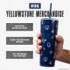 imageDragon Glassware x Barbie Vacuum Insulated Stainless Steel Tumbler with Lid and Straw  Festive Holiday Travel Coffee Tumbler Cup to Keep Drinks Hot or Cold Fits Cup Holders  Christmas ThemeYellowstone  Protect