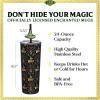 imageDragon Glassware x Barbie Vacuum Insulated Stainless Steel Tumbler with Lid and Straw  Festive Holiday Travel Coffee Tumbler Cup to Keep Drinks Hot or Cold Fits Cup Holders  Christmas ThemeWicked  Enchanted