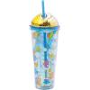 imageSilver Buffalo Sanrio Hello Kitty Pink Polka Dots and Bows Dome Glitter Top Travel Tumbler 24 OuncesMulticolor