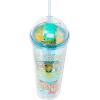imageSilver Buffalo Sanrio Hello Kitty Pink Polka Dots and Bows Dome Glitter Top Travel Tumbler 24 OuncesScooby Doo