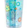 imageSilver Buffalo Sanrio Hello Kitty Pink Polka Dots and Bows Dome Glitter Top Travel Tumbler 24 OuncesScooby Doo