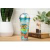 imageSilver Buffalo Sanrio Hello Kitty Pink Polka Dots and Bows Dome Glitter Top Travel Tumbler 24 OuncesScooby Doo
