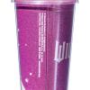 imageSilver Buffalo Sanrio Hello Kitty Pink Polka Dots and Bows Dome Glitter Top Travel Tumbler 24 OuncesWicked Glinda