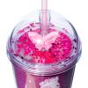 imageSilver Buffalo Sanrio Hello Kitty Pink Polka Dots and Bows Dome Glitter Top Travel Tumbler 24 OuncesWicked Glinda