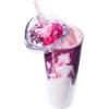 imageSilver Buffalo Sanrio Hello Kitty Pink Polka Dots and Bows Dome Glitter Top Travel Tumbler 24 OuncesWicked Glinda