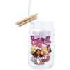 imageSilver Buffalo Wicked Featuring Elphaba Make Your Own Magic Glass Jar Tumbler with Bamboo Lid and Glass Straw 16 OuncesBratz Dolls