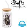 imageSilver Buffalo Wicked Featuring Elphaba Make Your Own Magic Glass Jar Tumbler with Bamboo Lid and Glass Straw 16 OuncesBuffy The Chosen One