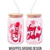 imageSilver Buffalo Wicked Featuring Elphaba Make Your Own Magic Glass Jar Tumbler with Bamboo Lid and Glass Straw 16 OuncesCherry Coke