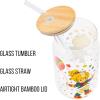 imageSilver Buffalo Wicked Featuring Elphaba Make Your Own Magic Glass Jar Tumbler with Bamboo Lid and Glass Straw 16 OuncesRainbow Brite