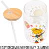 imageSilver Buffalo Wicked Featuring Elphaba Make Your Own Magic Glass Jar Tumbler with Bamboo Lid and Glass Straw 16 OuncesRainbow Brite
