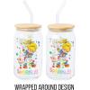 imageSilver Buffalo Wicked Featuring Elphaba Make Your Own Magic Glass Jar Tumbler with Bamboo Lid and Glass Straw 16 OuncesRainbow Brite Featuring Twink