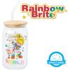 imageSilver Buffalo Wicked Featuring Elphaba Make Your Own Magic Glass Jar Tumbler with Bamboo Lid and Glass Straw 16 OuncesRainbow Brite Featuring Twink