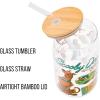 imageSilver Buffalo Wicked Featuring Elphaba Make Your Own Magic Glass Jar Tumbler with Bamboo Lid and Glass Straw 16 OuncesScooby Doo Crystal Cove