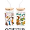imageSilver Buffalo Wicked Featuring Elphaba Make Your Own Magic Glass Jar Tumbler with Bamboo Lid and Glass Straw 16 OuncesScooby Doo Crystal Cove