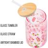 imageSilver Buffalo Wicked Featuring Elphaba Make Your Own Magic Glass Jar Tumbler with Bamboo Lid and Glass Straw 16 OuncesStrawberry Shortcake Cupcakes and Jam