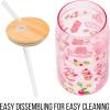 imageSilver Buffalo Wicked Featuring Elphaba Make Your Own Magic Glass Jar Tumbler with Bamboo Lid and Glass Straw 16 OuncesStrawberry Shortcake Cupcakes and Jam