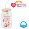 imageSilver Buffalo Wicked Featuring Elphaba Make Your Own Magic Glass Jar Tumbler with Bamboo Lid and Glass Straw 16 OuncesStrawberry Shortcake Sliding Rainbow
