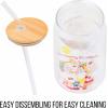 imageSilver Buffalo Wicked Featuring Elphaba Make Your Own Magic Glass Jar Tumbler with Bamboo Lid and Glass Straw 16 OuncesStrawberry Shortcake Sliding Rainbow