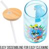 imageSilver Buffalo Wicked Featuring Elphaba Make Your Own Magic Glass Jar Tumbler with Bamboo Lid and Glass Straw 16 OuncesThe Powerpuff Girls