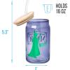imageSilver Buffalo Wicked Featuring Elphaba Make Your Own Magic Glass Jar Tumbler with Bamboo Lid and Glass Straw 16 OuncesWicked Elphaba